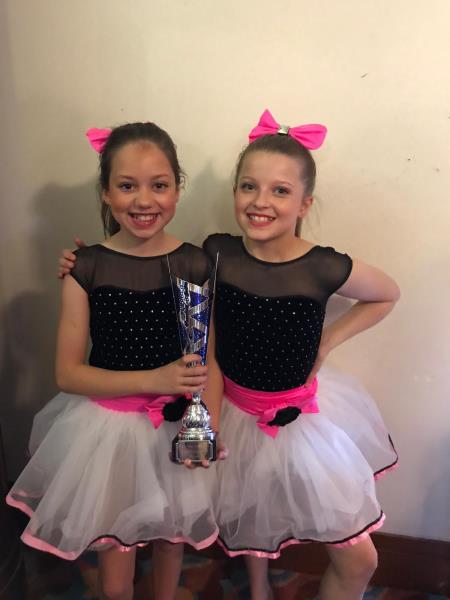 Dahlia and Daisy compete in the Dance Challenge UK Competition